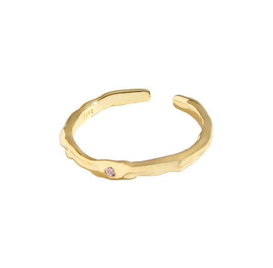 Anillo Circon Rosado